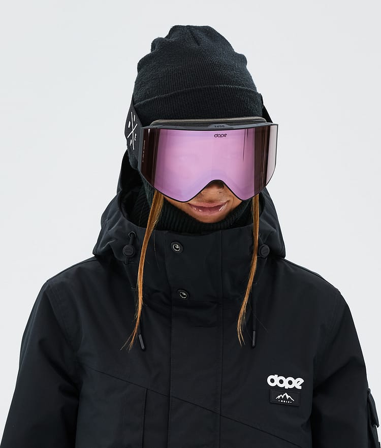 Dope Sight Skibriller Black/Pink Mirror, Bilde 2 av 6