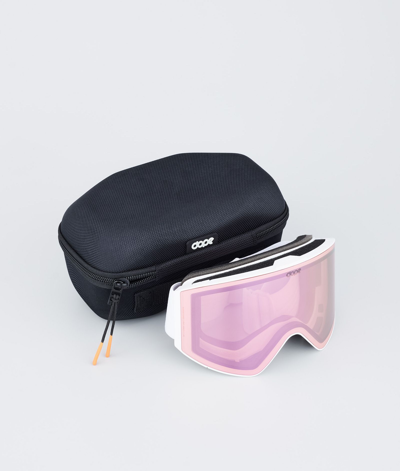 Dope Sight Skibriller White/Pink Mirror, Bilde 4 av 6