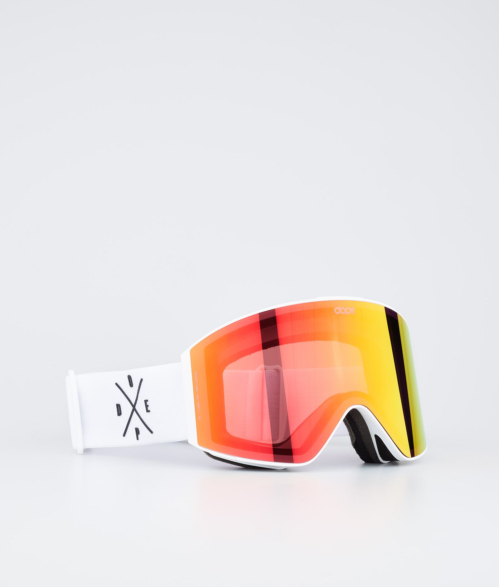 Dope Sight Skibriller White/Red Mirror, Bilde 1 av 6