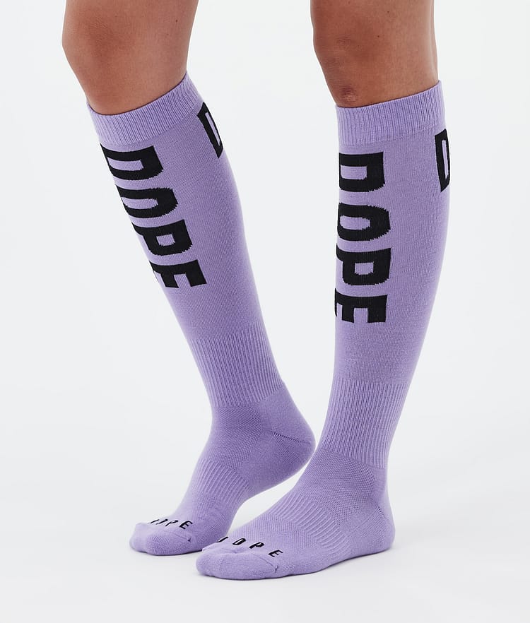 Dope Essential Skisokker Faded Violet, Bilde 2 av 3