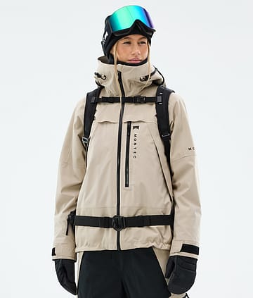 Montec Oracle W Snowboardjakke Dame Sand