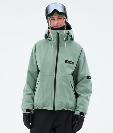 Dope Spartan W Snowboardjakke Faded Green