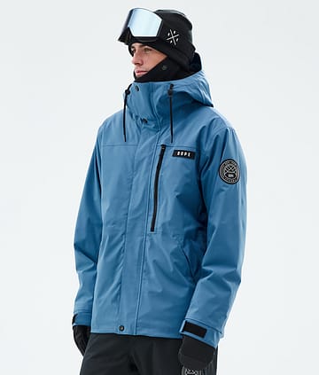 Dope Blizzard Full Zip Snowboardjakke Herre Blue Steel