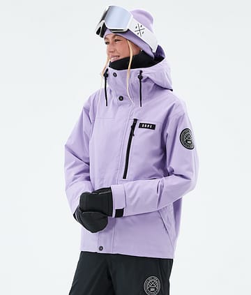 Dope Blizzard W Full Zip Snowboardjakke Dame Faded Violet