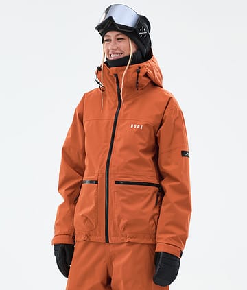 Dope Vertex W Snowboardjakke Dame Burned Orange