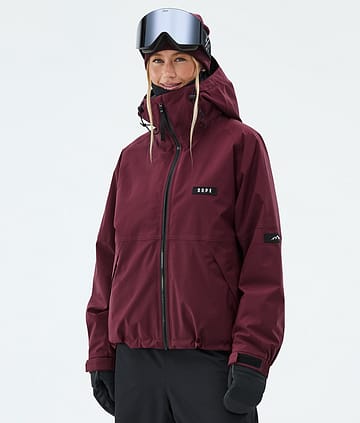 Dope Spartan W Snowboardjakke Burgundy