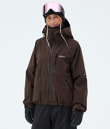 Dope Apex W Snowboardjakke Dark Brown
