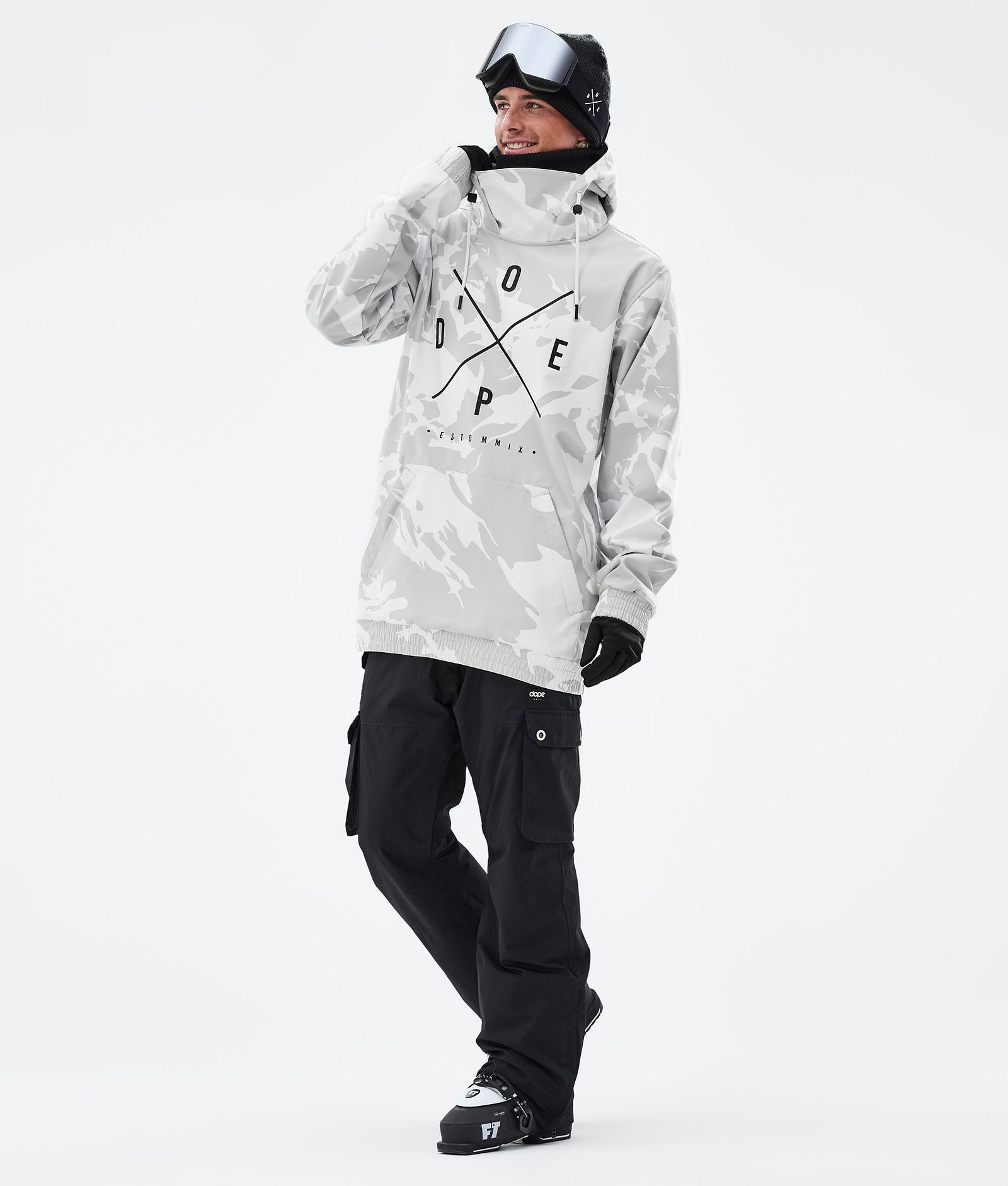 Dope Yeti Skidoutfit Herre Grey Camo/Black, Image 1 of 2