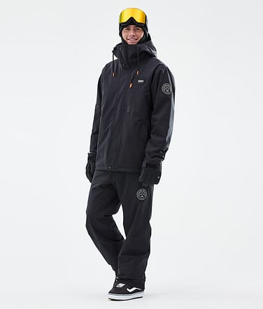 Dope Blizzard Full Zip Snowboardoutfit Herre Black/Black