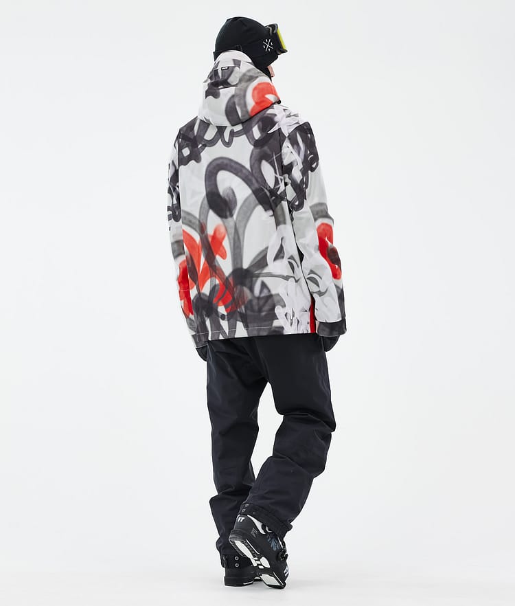 Dope Blizzard Skidoutfit Herre Spray Black Red/Black, Image 2 of 2