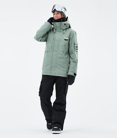 Dope Adept W Snowboardoutfit Dame Faded Green/Black