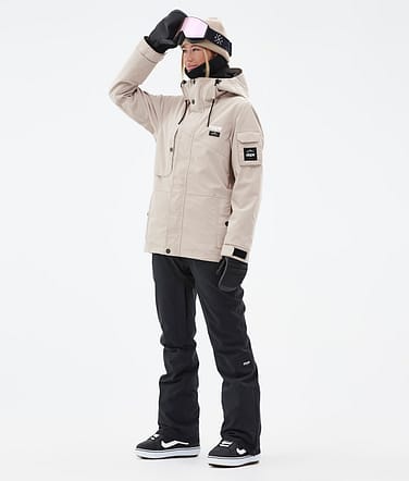 Dope Adept W Snowboardoutfit Dame Sand/Black