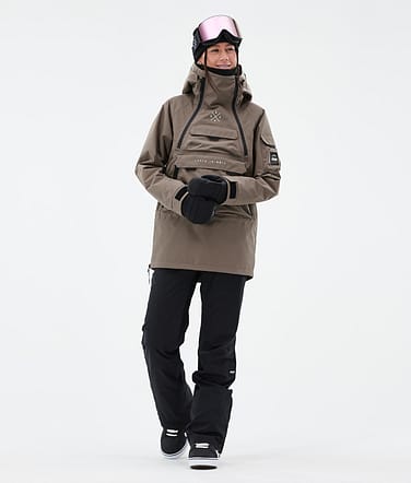 Dope Akin W Snowboardoutfit Dame Walnut/Black