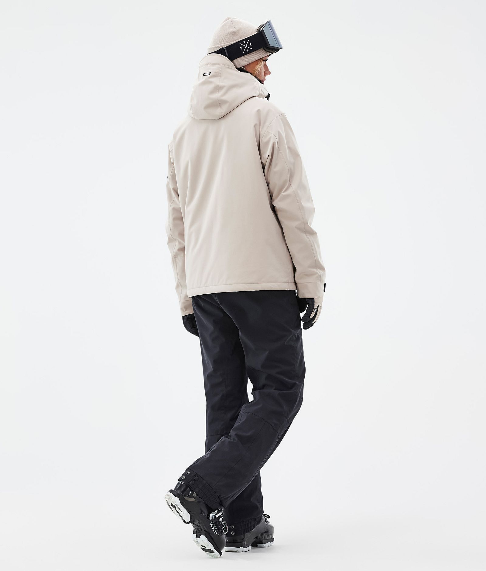 Dope Blizzard W Full Zip Skidoutfit Dame Sand/Black, Image 2 of 2