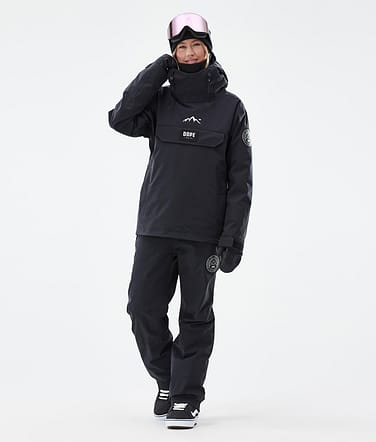 Dope Blizzard W Snowboardoutfit Dame Black/Black