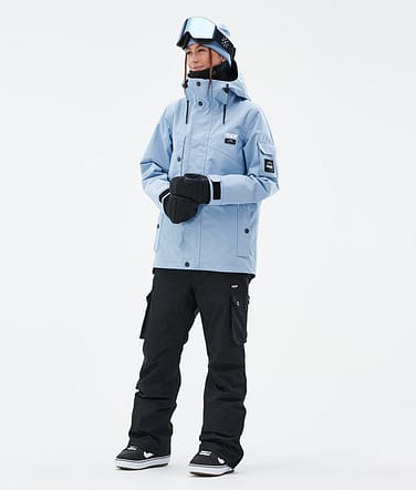 Dope Adept W Snowboardoutfit Dame Light Blue/Blackout