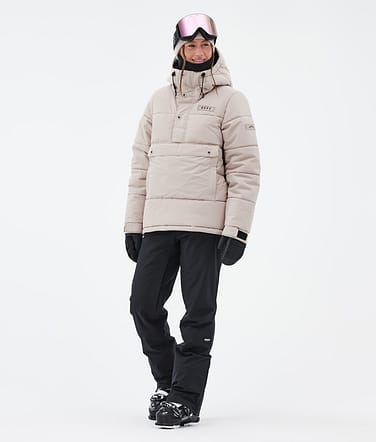 Dope Puffer W Skidoutfit Dame Sand/Black