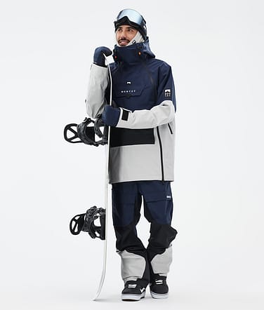 Montec Doom Snowboardoutfit Herre Dark Blue/Black/Light Grey