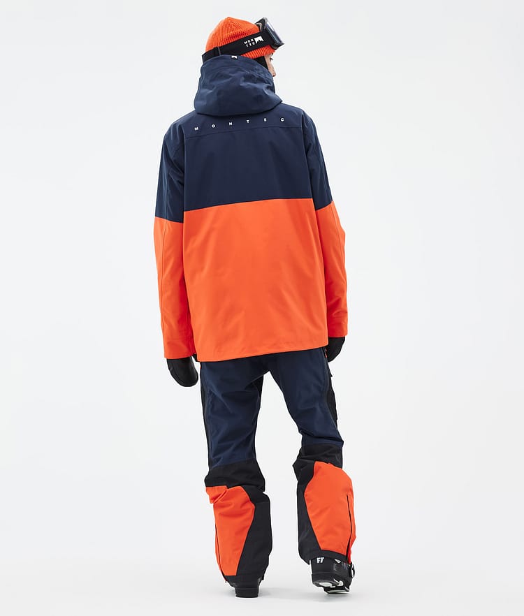 Montec Doom Skidoutfit Herre Dark Blue/Black/Orange, Image 2 of 2