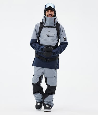 Montec Doom Snowboardoutfit Herre Soft Blue/Black/Dark Blue