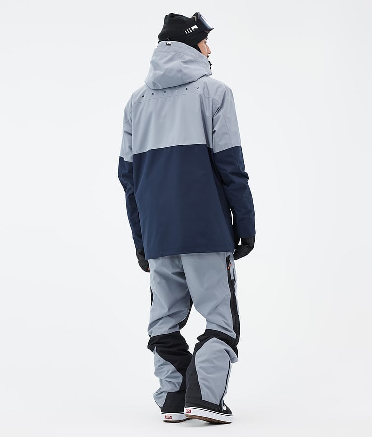 Montec Doom Snowboardoutfit Herre Soft Blue/Black/Dark Blue, Image 2 of 2