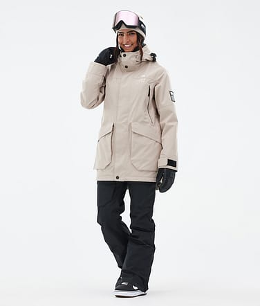 Montec Virago W Snowboardoutfit Dame Sand/Black