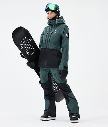 Montec Moss W Snowboardoutfit Dame Dark Atlantic/Black