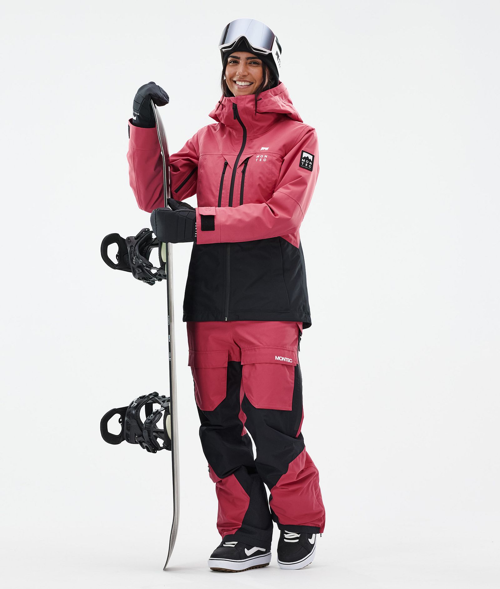 Montec Moss W Snowboardoutfit Dame Light Red/Black, Image 1 of 2